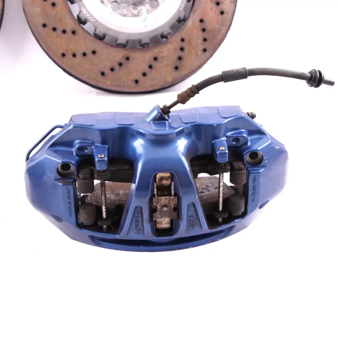 Brake Set M Sport Front Left Right N/O/S Discs Calipers Kit to BMW F10 M5 with Part number 7845747 BMW F10 M5 Brake Set M Sport Front Left Right N/O/S Discs Calipers Kit - SKU 7845747 - Part number 7845747