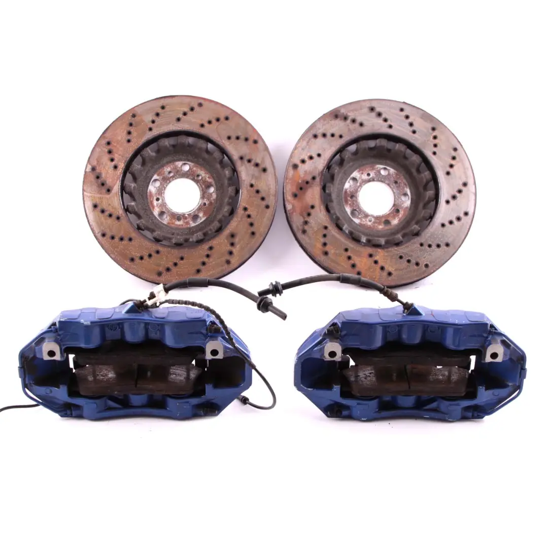 Brake Set M Sport Front Left Right N/O/S Discs Calipers Kit to BMW F10 M5 with Part number 7845747 BMW F10 M5 Brake Set M Sport Front Left Right N/O/S Discs Calipers Kit - SKU 7845747 - Part number 7845747
