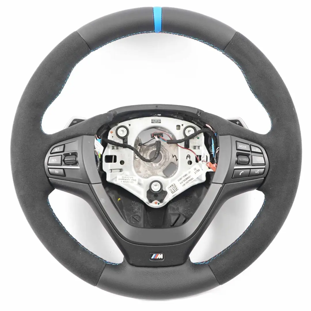 NUOVO Pelle nera / Alcantara M Sport Cambio a Palette per Volante BMW F25 F26 con numero di parte 7845807 Volante BMW F25 F26 NUOVO Pelle nera / Alcantara M Sport Cambio a Palette - SKU 7845807-1 - Numero di parte 7845807