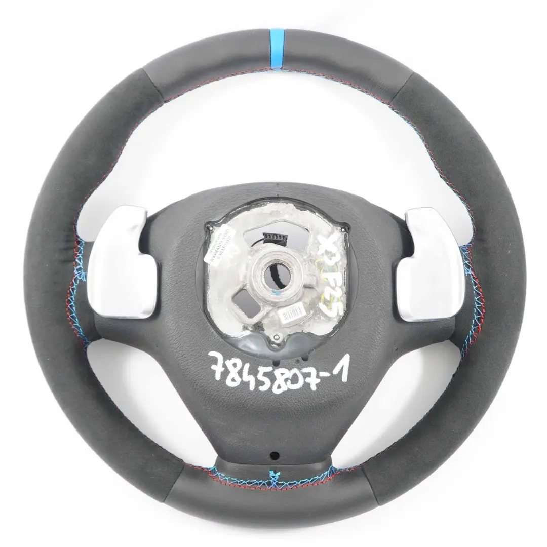 NUEVO Negro Cuero / Alcantara M Sport Cambios de Pala para Volante BMW F25 F26 con número de pieza 7845807 Volante BMW F25 F26 NUEVO Negro Cuero / Alcantara M Sport Cambios de Pala - SKU 7845807-1 - Número de pieza 7845807