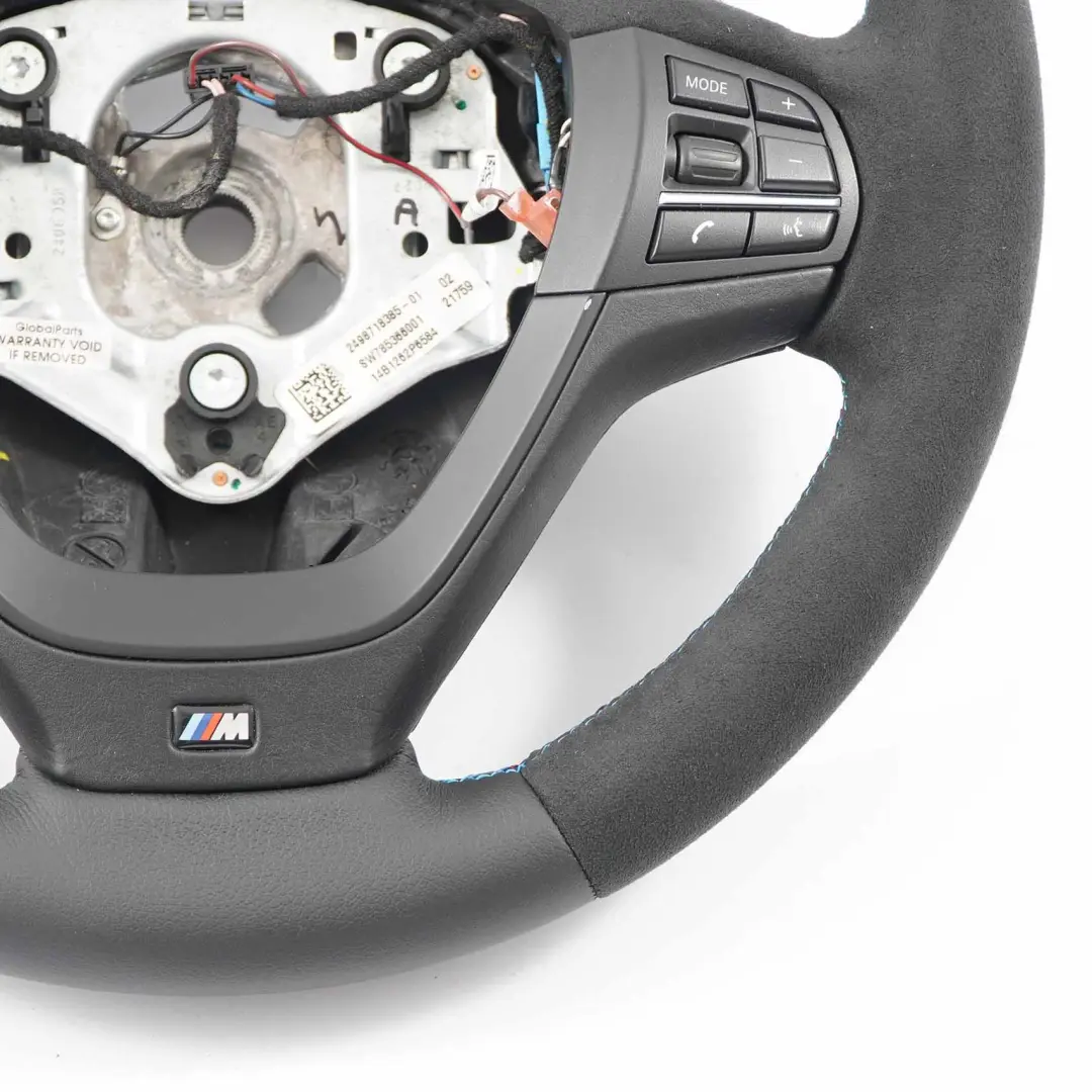 Kierownica M Sport Pakiet NOWA Czarna Skóra Alkantara Łopatki do BMW F25 F26 o numerze 7845807 BMW F25 F26 Kierownica M Sport Pakiet NOWA Czarna Skóra Alkantara Łopatki - SKU 7845807-1 - Numer Części 7845807