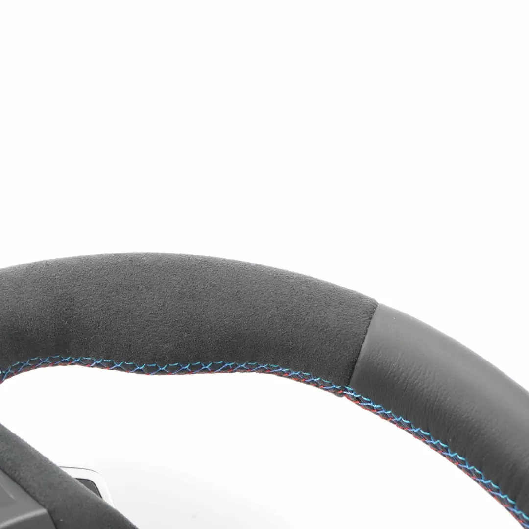 Kierownica M Sport Pakiet NOWA Czarna Skóra Alkantara Łopatki do BMW F25 F26 o numerze 7845807 BMW F25 F26 Kierownica M Sport Pakiet NOWA Czarna Skóra Alkantara Łopatki - SKU 7845807-1 - Numer Części 7845807