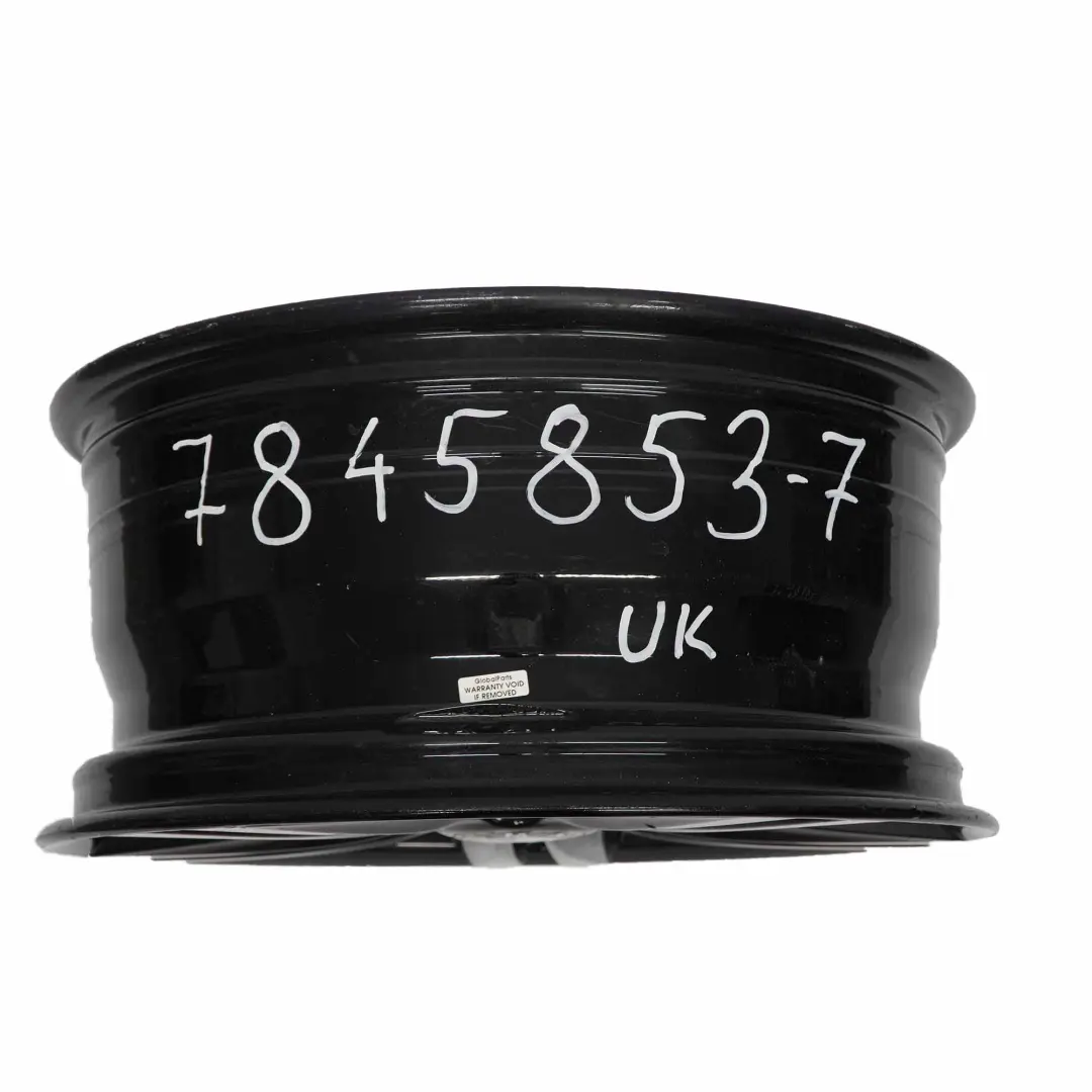 BMW F20 F21 F22 Rear Black Alloy Wheel Rim 18" 8J ET:52 M Star Spoke 386 - SKU 7845853-7 - Part number 7845853