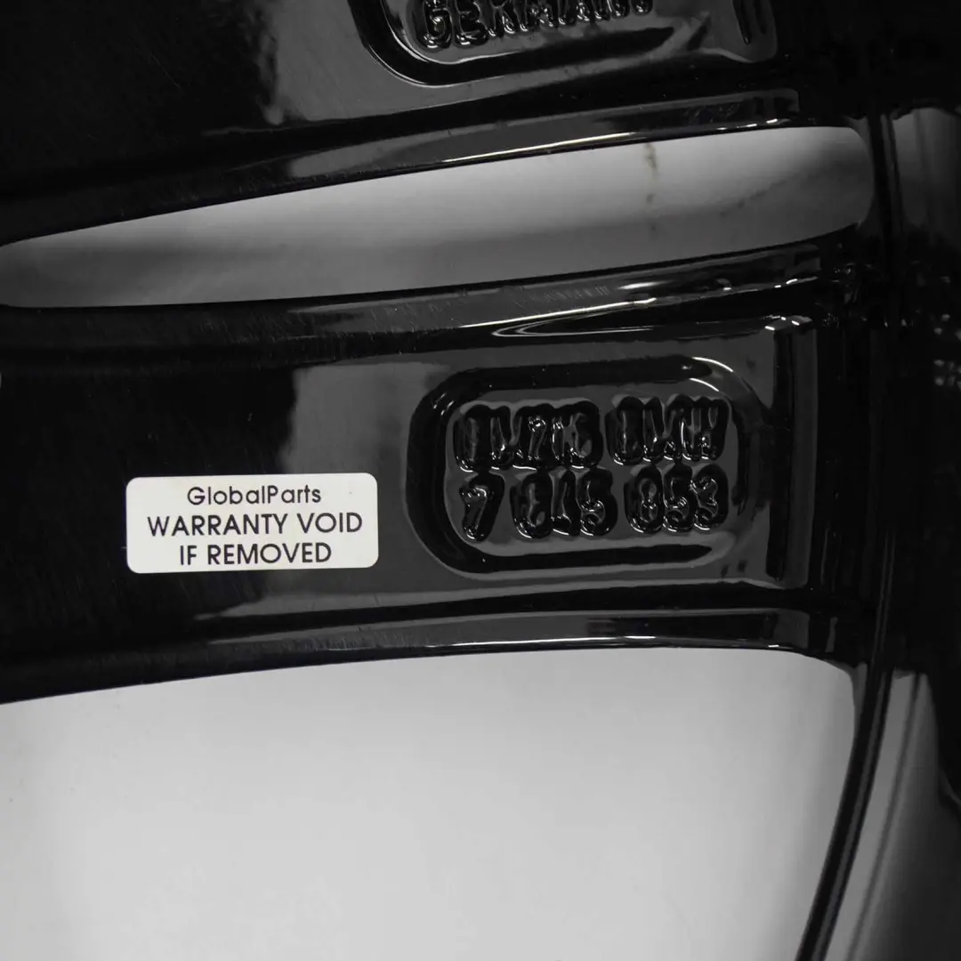 Alloy Wheel Rim 18" 8J ET:52 M Star Spoke 386 to BMW F20 F21 F22 Rear Black with Part number 7845853 BMW F20 F21 F22 Rear Black Alloy Wheel Rim 18" 8J ET:52 M Star Spoke 386 - SKU 7845853-7 - Part number 7845853