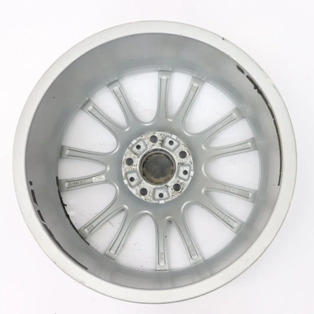BMW F30 F31 F32 Jante arrière en alliage argenté 19" 8.5J V Spoke 439 - SKU 7845866-1 - Numéro de pièce 7845866