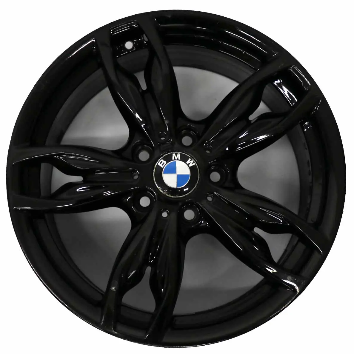 BMW F20 F21 F22 F23 Cerchio in lega nero 18" M Doppie razze 436 ET:45 7,5J