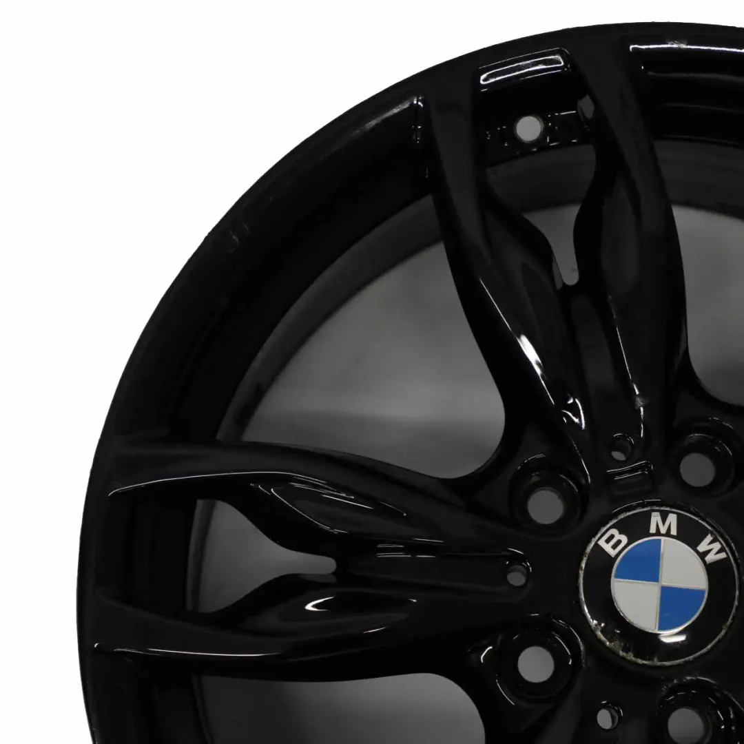 BMW F20 F21 F22 F23 Cerchio in lega nero 18" M Doppie razze 436 ET:45 7,5J - SKU 7845870-2 - Numero di parte 7845870