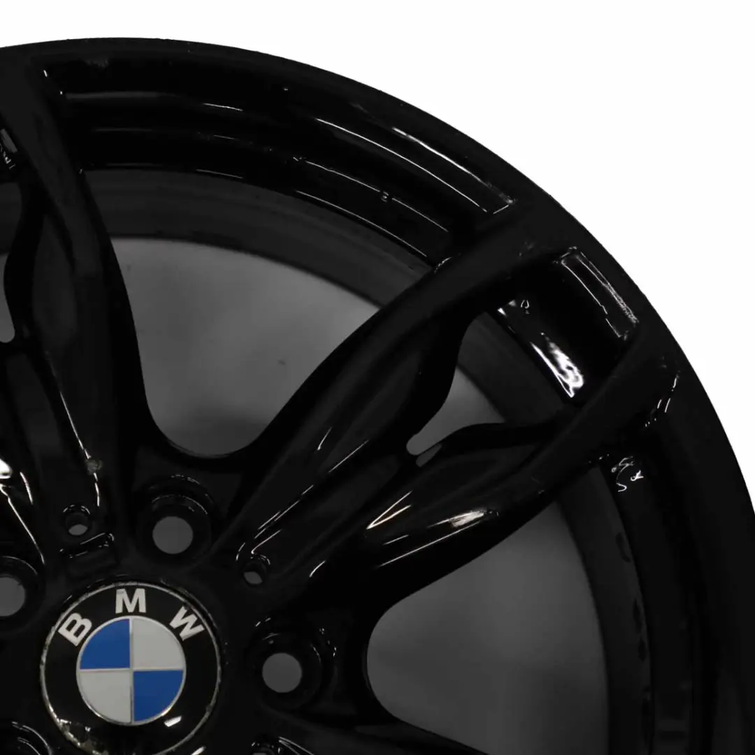 BMW F20 F21 F22 F23 Cerchio in lega nero 18" M Doppie razze 436 ET:45 7,5J - SKU 7845870-2 - Numero di parte 7845870