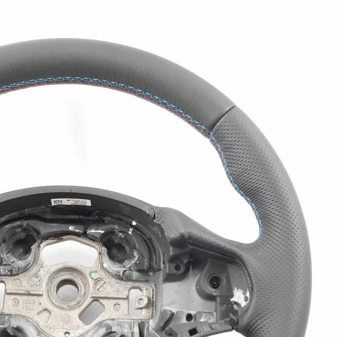 Leather M Sport Thick Steering Wheel BMW F20 F21 F30 F31 F32 F33 F36 NEW Black - SKU 7845877-2 - Part number 7845877