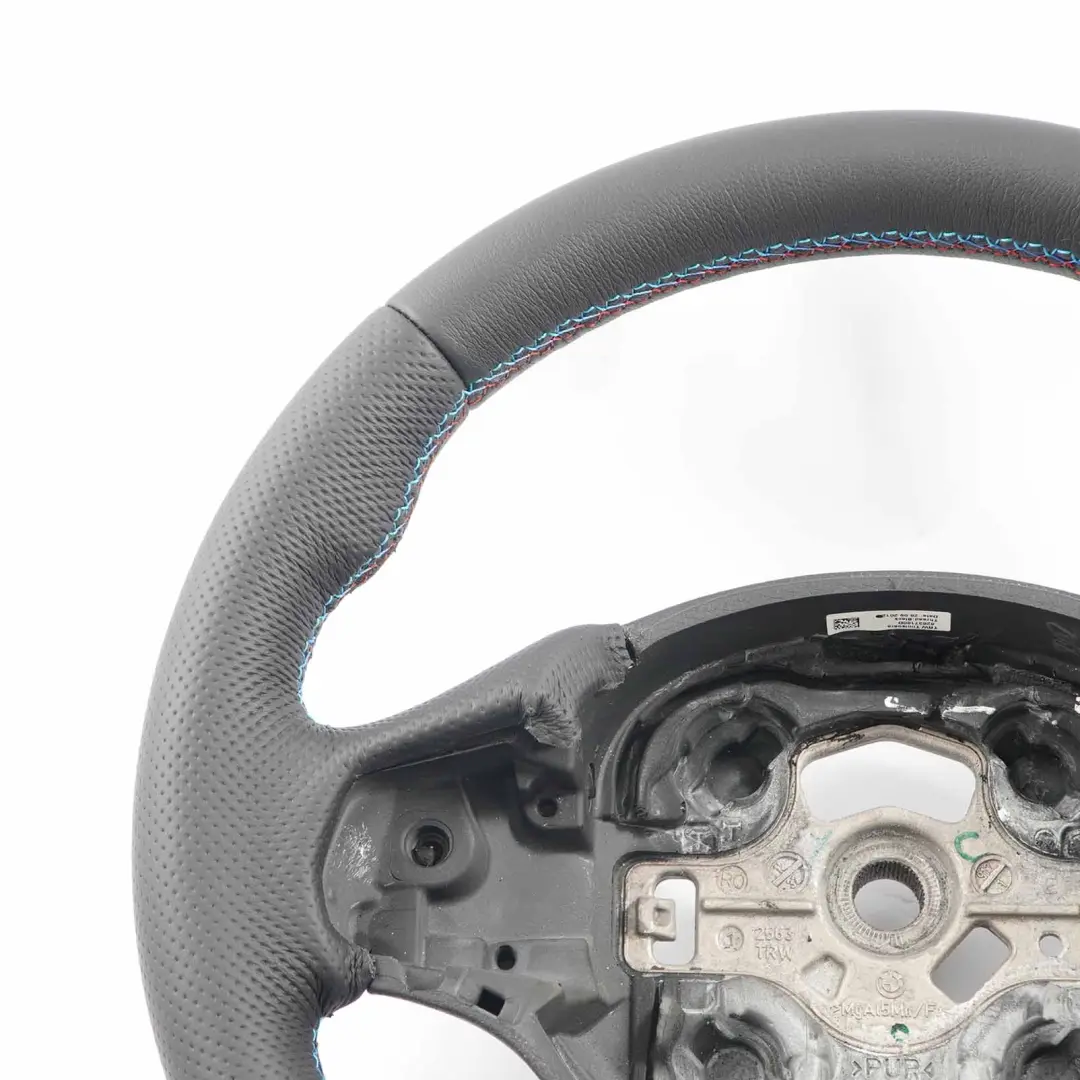 Leather M Sport Thick Steering Wheel BMW F20 F21 F30 F31 F32 F33 F36 NEW Black - SKU 7845877-2 - Part number 7845877