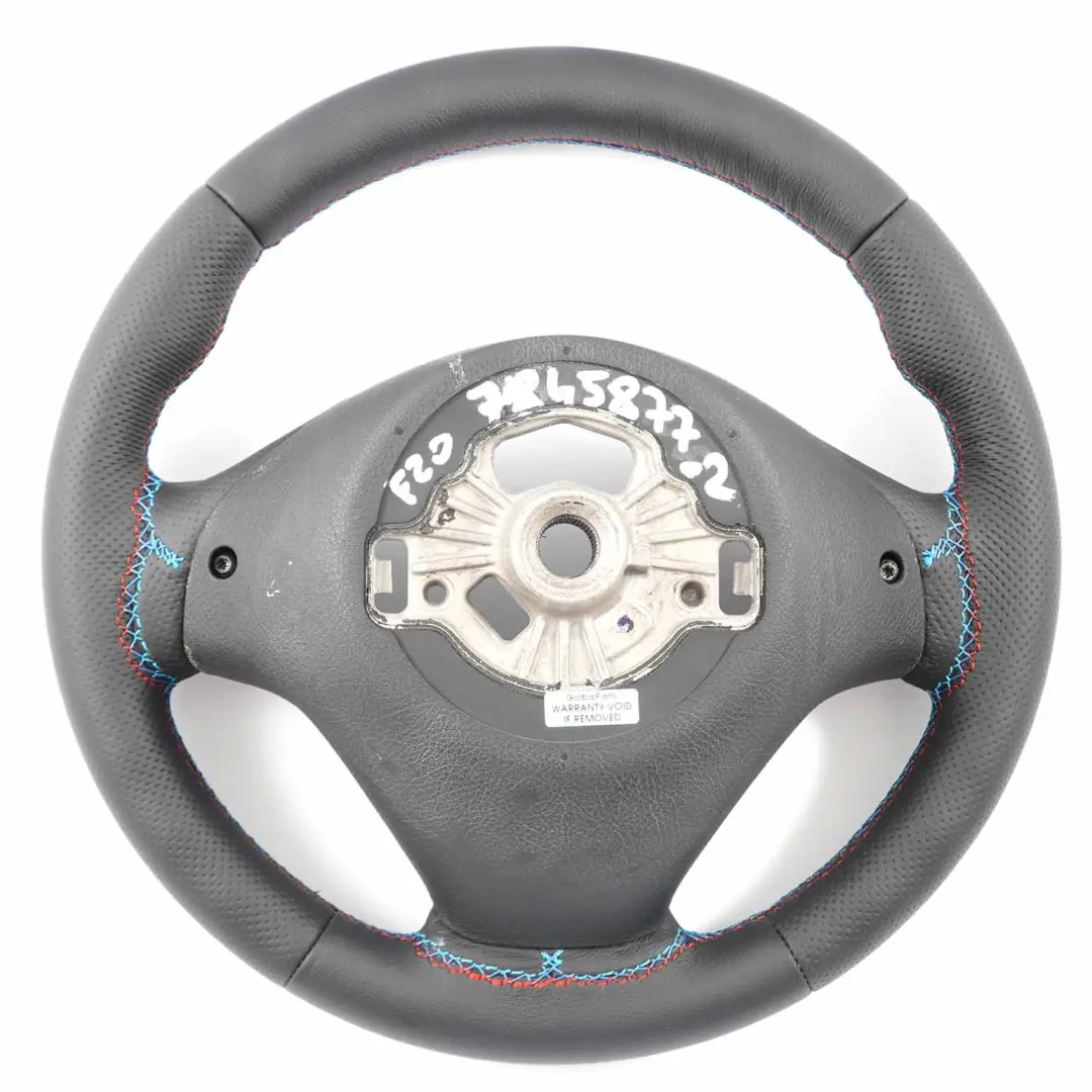 Leather M Sport Thick Steering Wheel BMW F20 F21 F30 F31 F32 F33 F36 NEW Black - SKU 7845877-2 - Part number 7845877