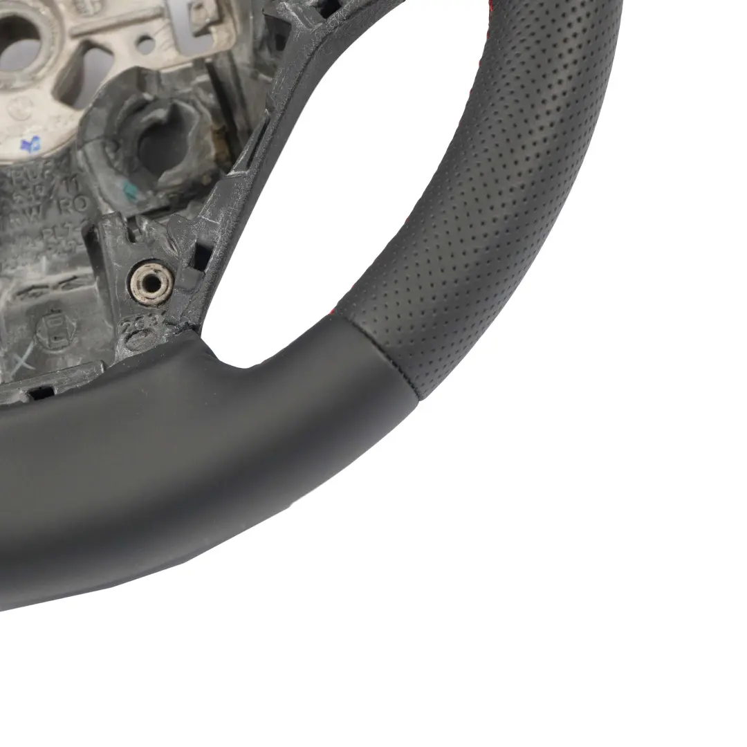 NUEVO Cuero Negro M-Sport Volante Hilos Rojos Grueso para BMW F20 F21 F30 F31 con número de pieza 7845877 BMW F20 F21 F30 F31 NUEVO Cuero Negro M-Sport Volante Hilos Rojos Grueso - SKU 7845877-3 - Número de pieza 7845877