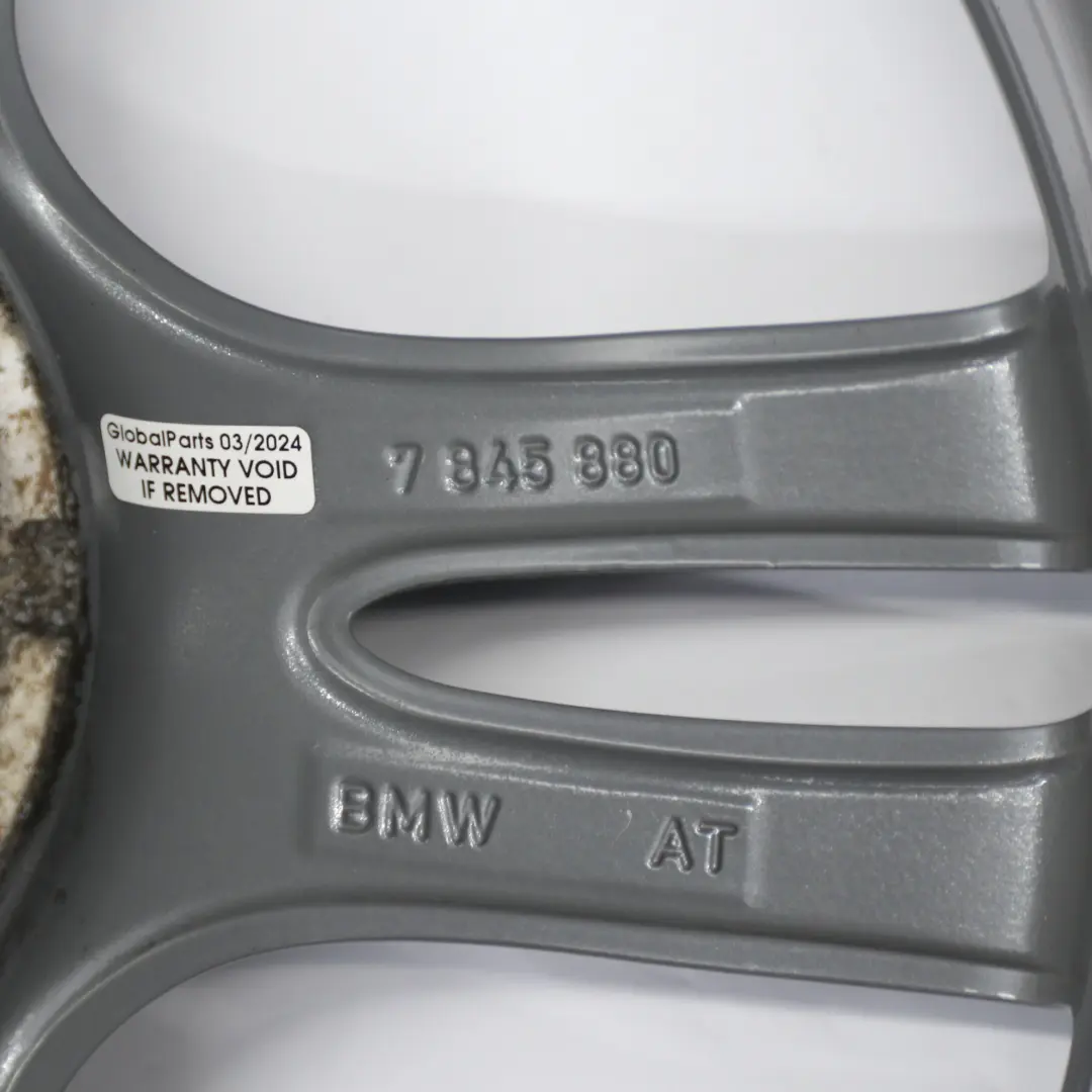BMW F30 F31 F32 F33 Jante grise alliage 18" 8J ET:34 - SKU 7845880-10 - Numéro de pièce 7845880