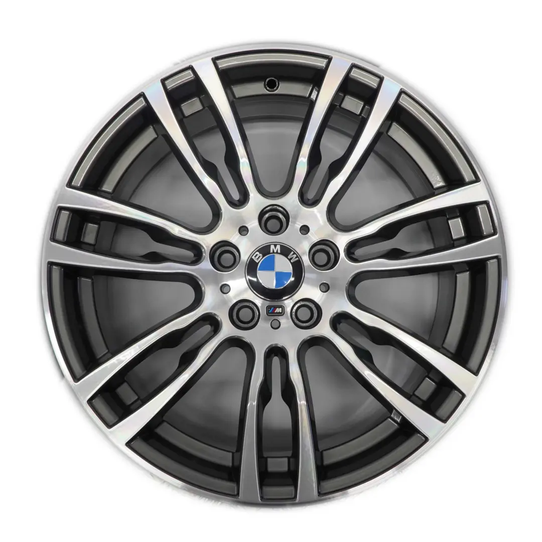 BMW F30 F31 Komplettes Ferricgrey Alu Felge Alufelge 4x19" M Sternspeiche 403 - SKU 7845882/7845883 - Teilenummer 7845882/7845883