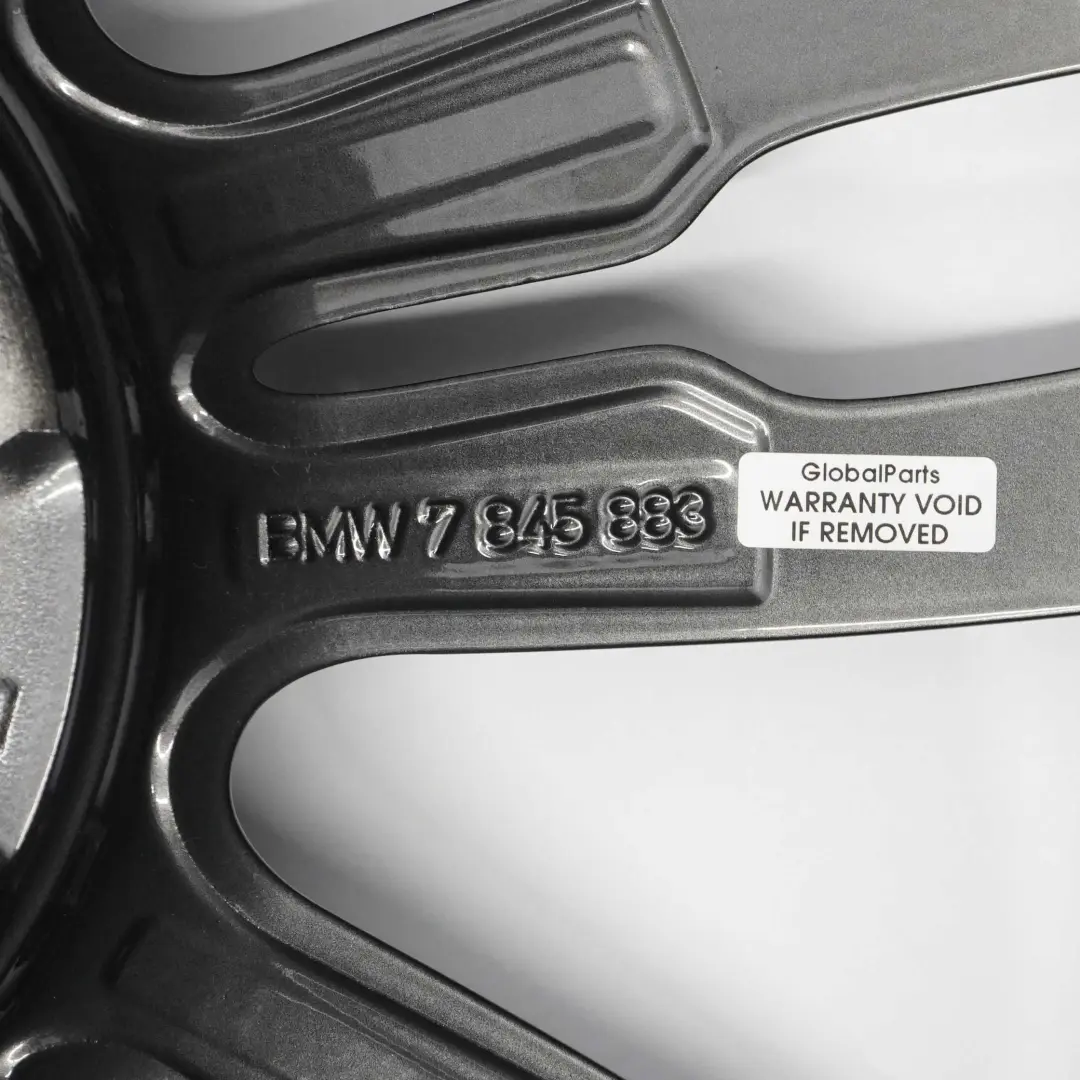 BMW F30 F31 Complete Set 4x Alloy Wheel Rim Ferricgrey 19" M Star Spoke 403 - SKU 7845882/7845883 - Part number 7845882/7845883