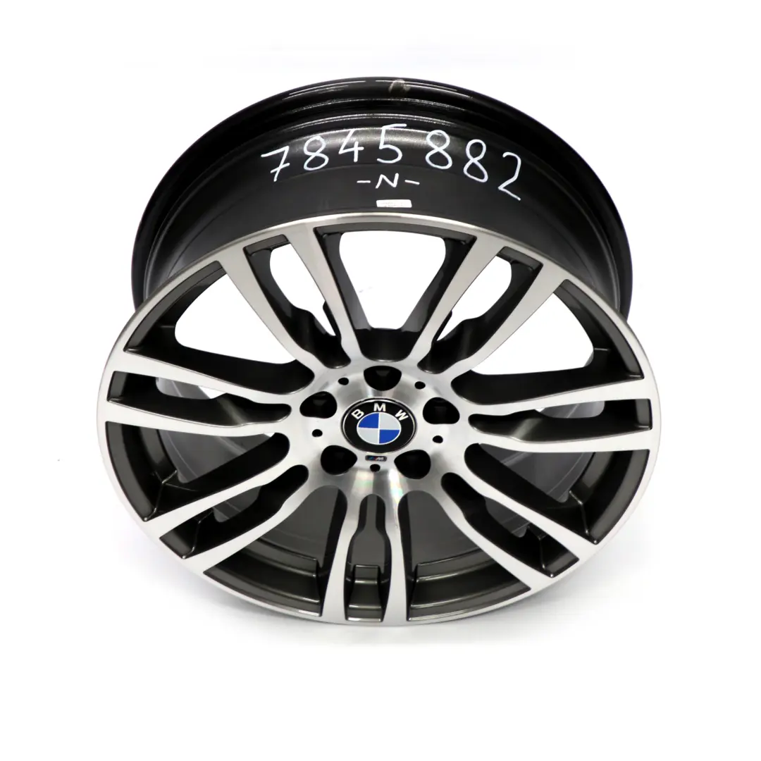 Grey Alloy Wheel Rim 19" 8J ET:36 M Star Spoke 403 to BMW F30 F31 F32 F33 with Part number 7845882 BMW F30 F31 F32 F33 Grey Alloy Wheel Rim 19" 8J ET:36 M Star Spoke 403 - SKU 7845882 - Part number 7845882