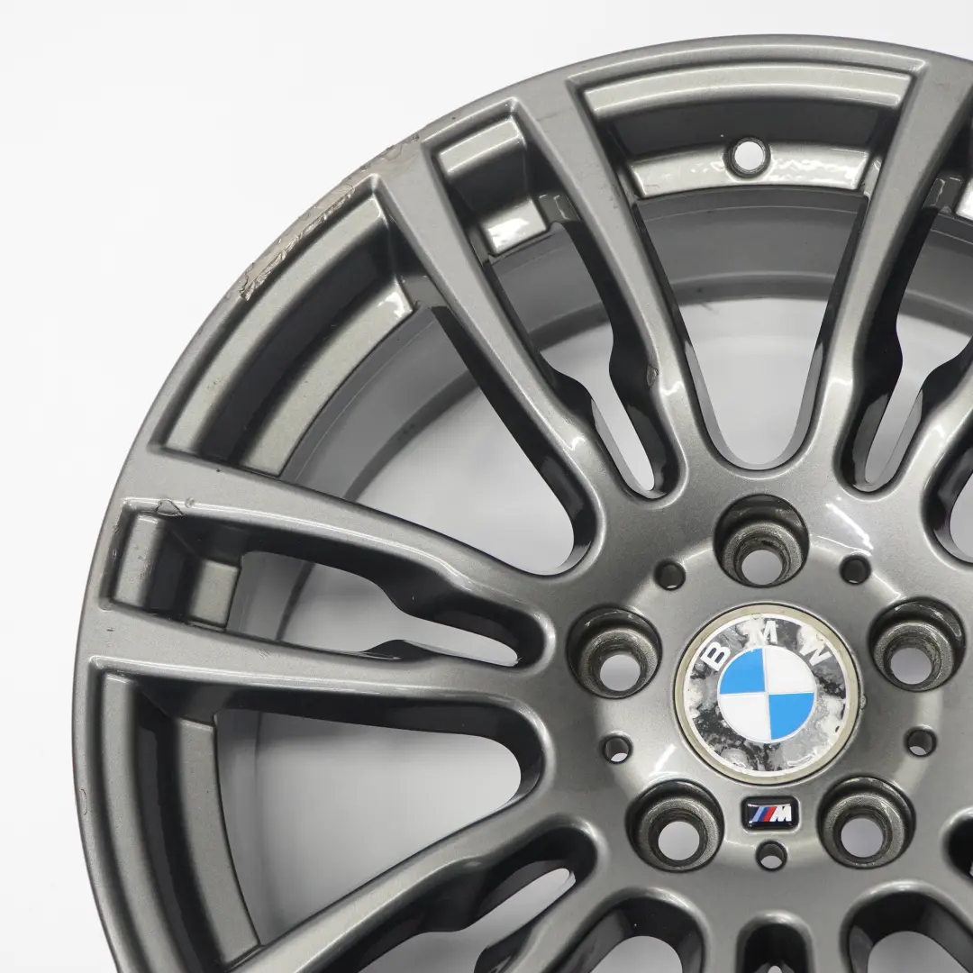 BMW F30 Jante arrière alliage gris 19" ET:47 8,5J M flèche l'étoile 403 - SKU 7845883-8 - Numéro de pièce 7845883