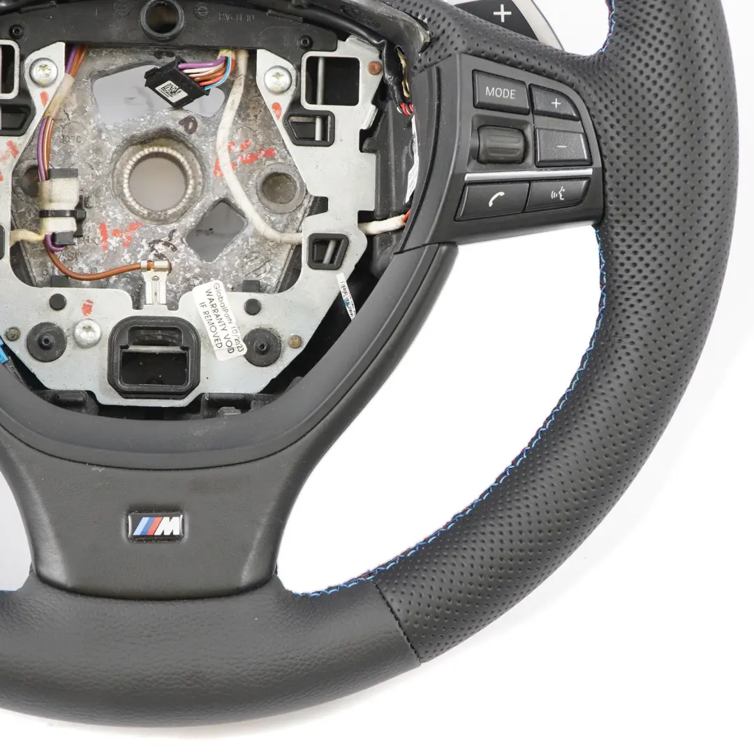 Leather M Sport Steering Wheel Paddle Shift BMW F10 M5 NEW Black - SKU 7845947-2 - Part number 7845947