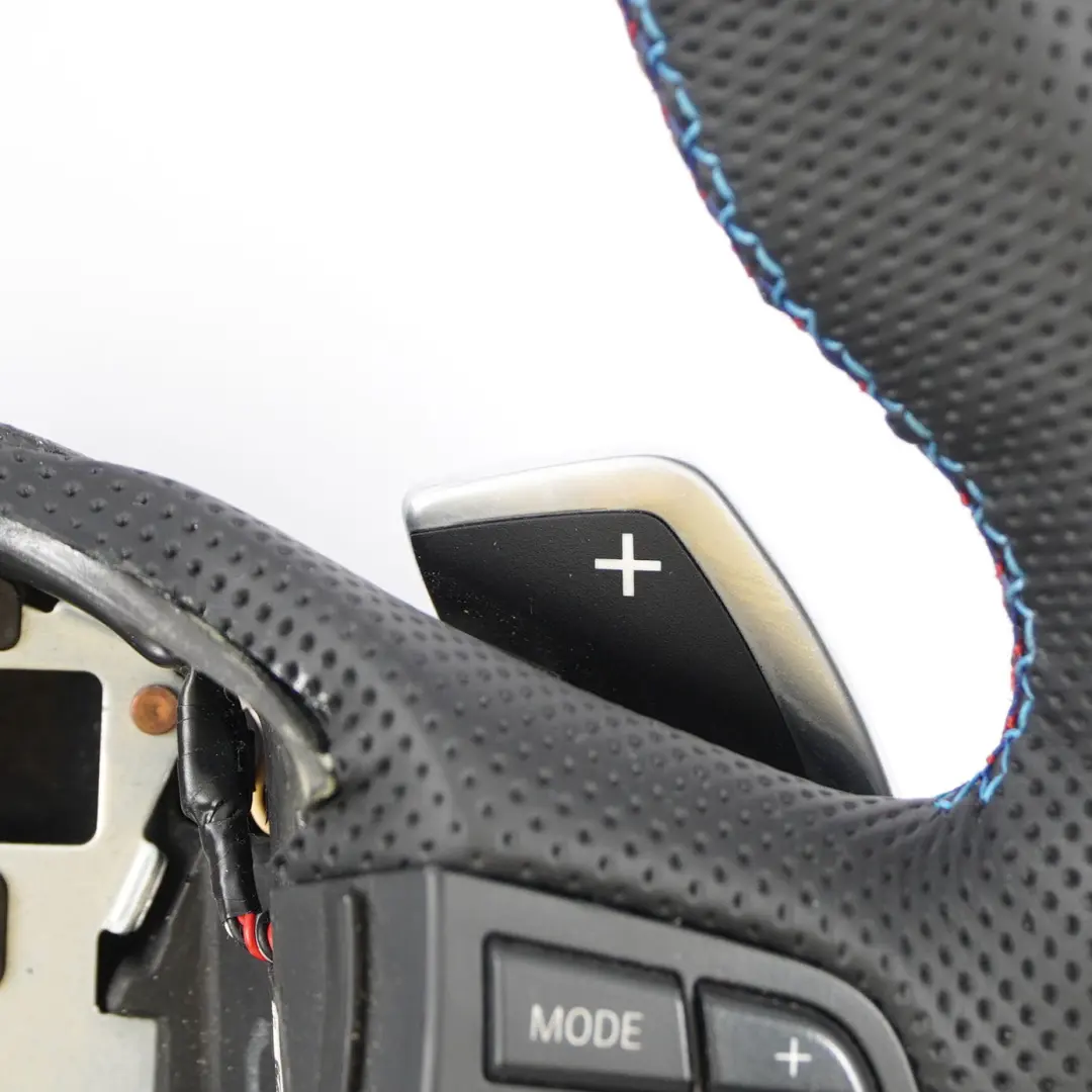 Leather M Sport Steering Wheel Paddle Shift BMW F10 M5 NEW Black - SKU 7845947-2 - Part number 7845947