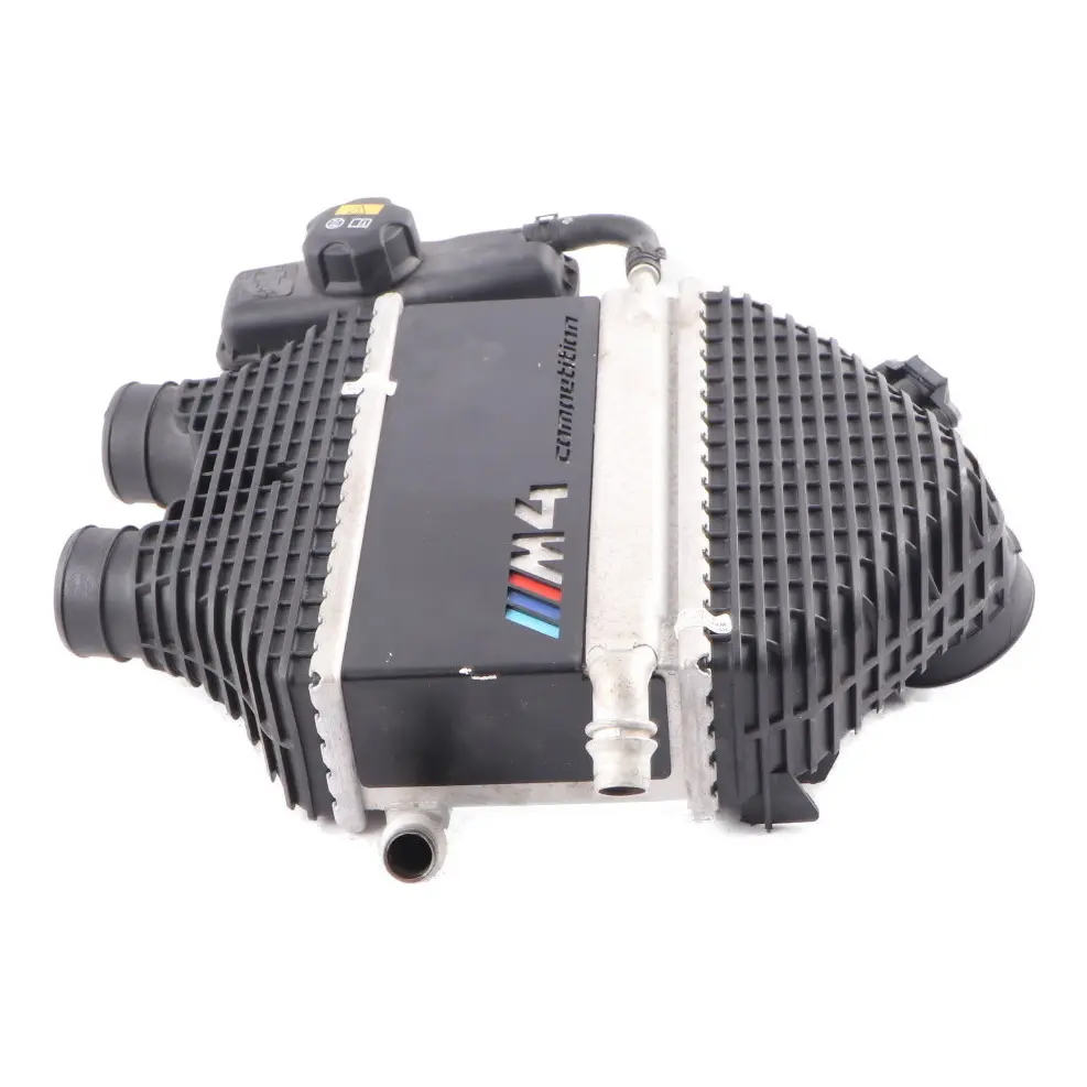 S55 Competition Charge Air Cooler Reservoir to Intercooler BMW F82 M4 with Part number 7846235 Intercooler BMW F82 M4 S55 Competition Charge Air Cooler Reservoir - SKU 7846235-3 - Part number 7846235
