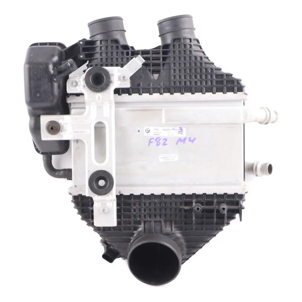 S55 Competition Charge Air Cooler Reservoir to Intercooler BMW F82 M4 with Part number 7846235 Intercooler BMW F82 M4 S55 Competition Charge Air Cooler Reservoir - SKU 7846235-3 - Part number 7846235
