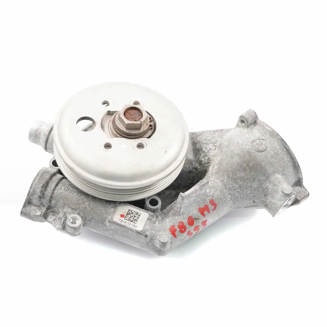Water Pump BMW F80 M3 F82 M4 S55 Coolant Water Unit to Engine with Part number 7846361 Engine Water Pump BMW F80 M3 F82 M4 S55 Coolant Water Unit - SKU 7846361 - Part number 7846361