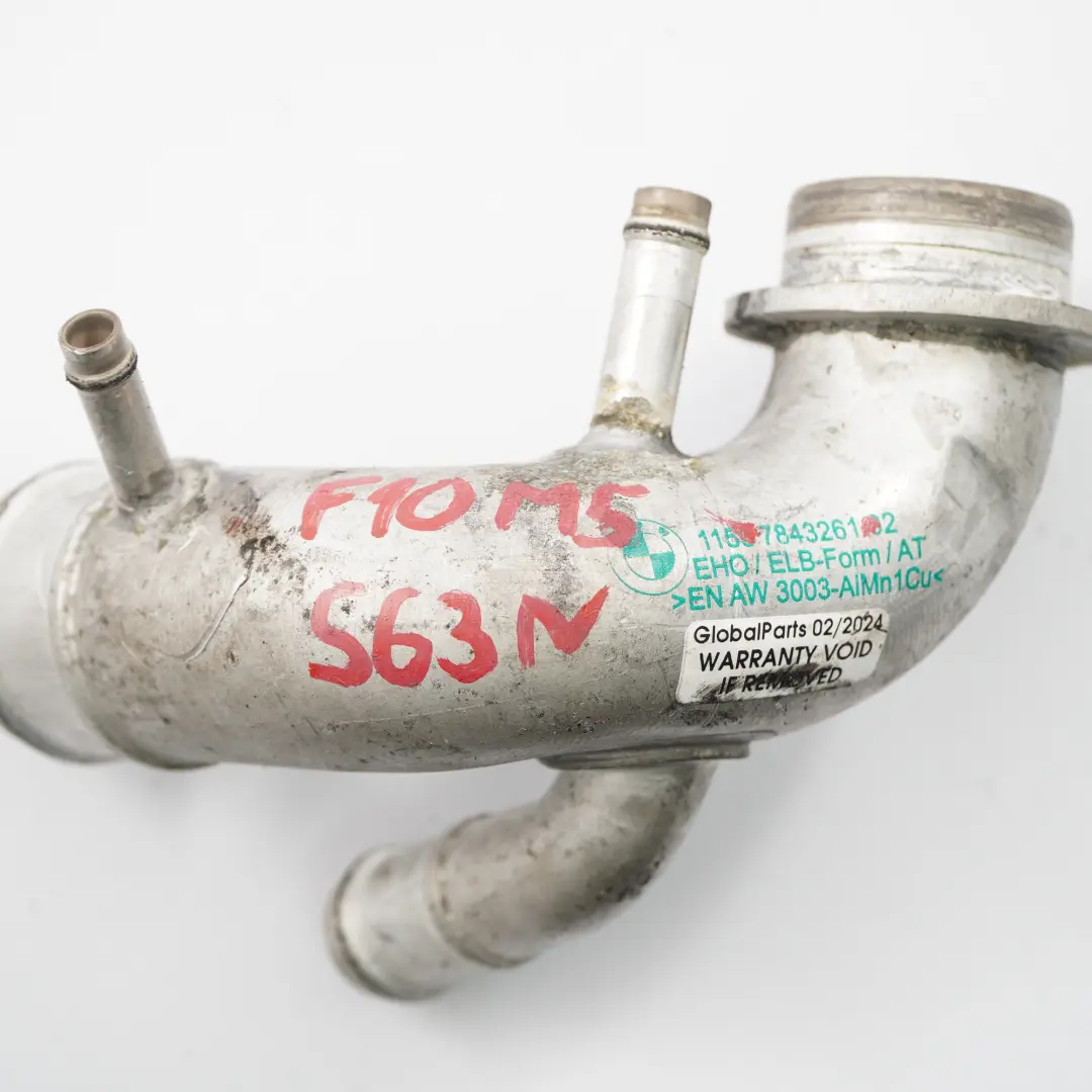 BMW F10 M5 F12 M6 Tubo del refrigerante Radiatore Raffreddamento Acqua 7843261 - SKU 7846363-1 - Numero di parte 7846363