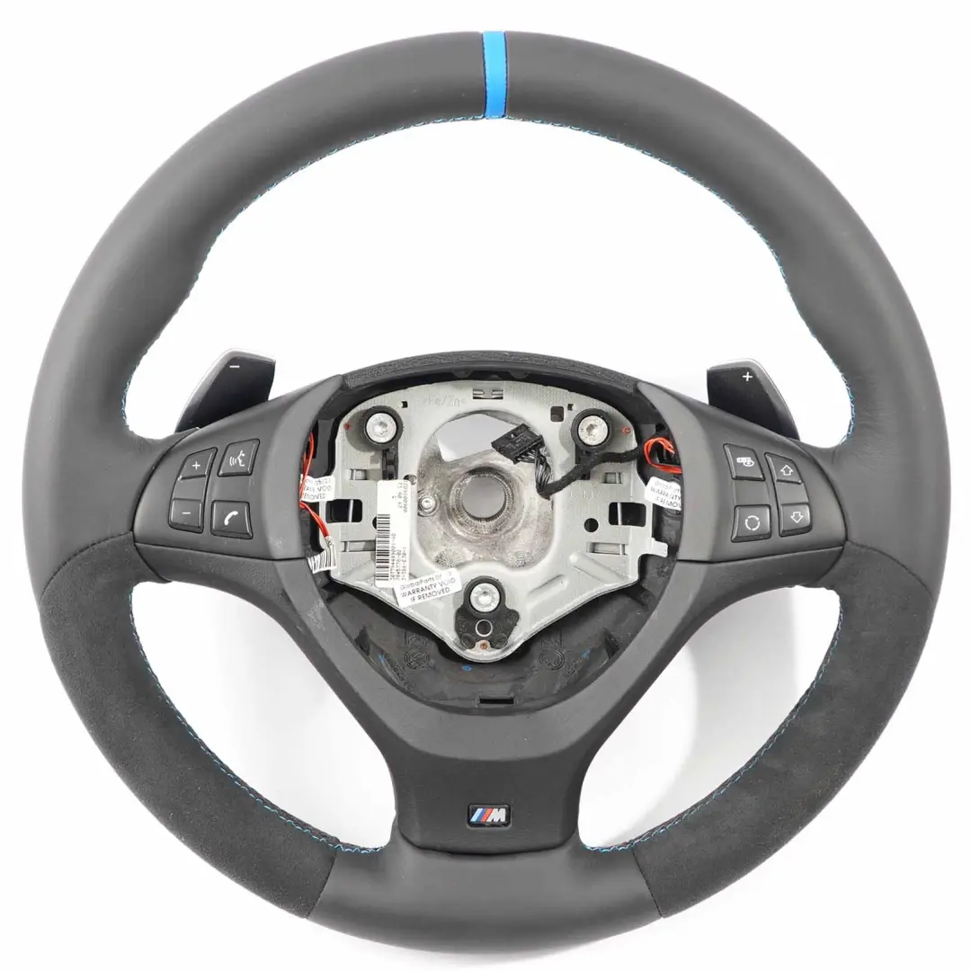 BMW X5 E70 LCI NUOVA Pelle Nera / Alcantara M Sport Volante M-Tricolore Paddle - SKU 7846670-1 - Numero di parte 7846670