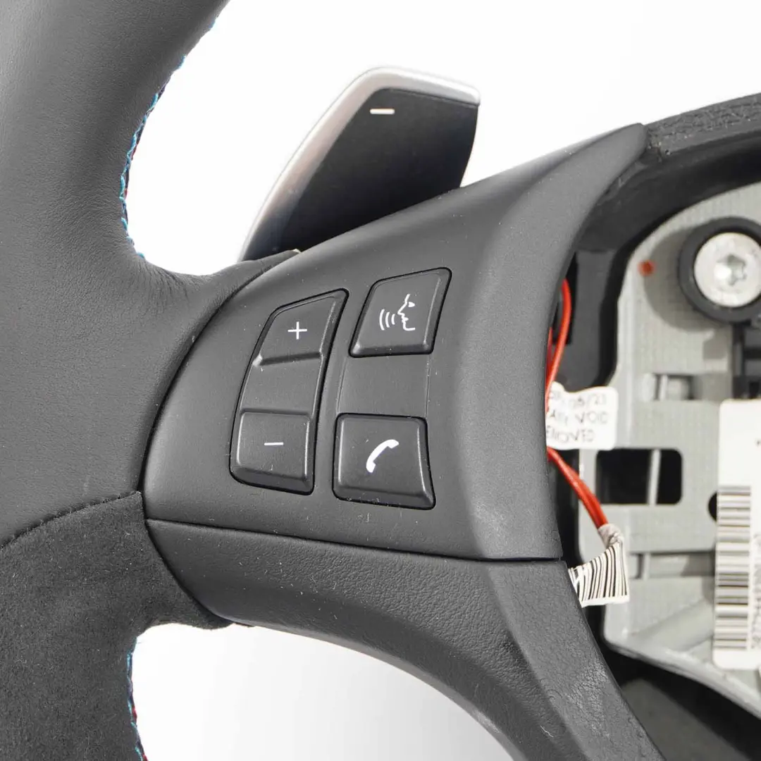 BMW X5 E70 LCI NUOVA Pelle Nera / Alcantara M Sport Volante M-Tricolore Paddle - SKU 7846670-1 - Numero di parte 7846670