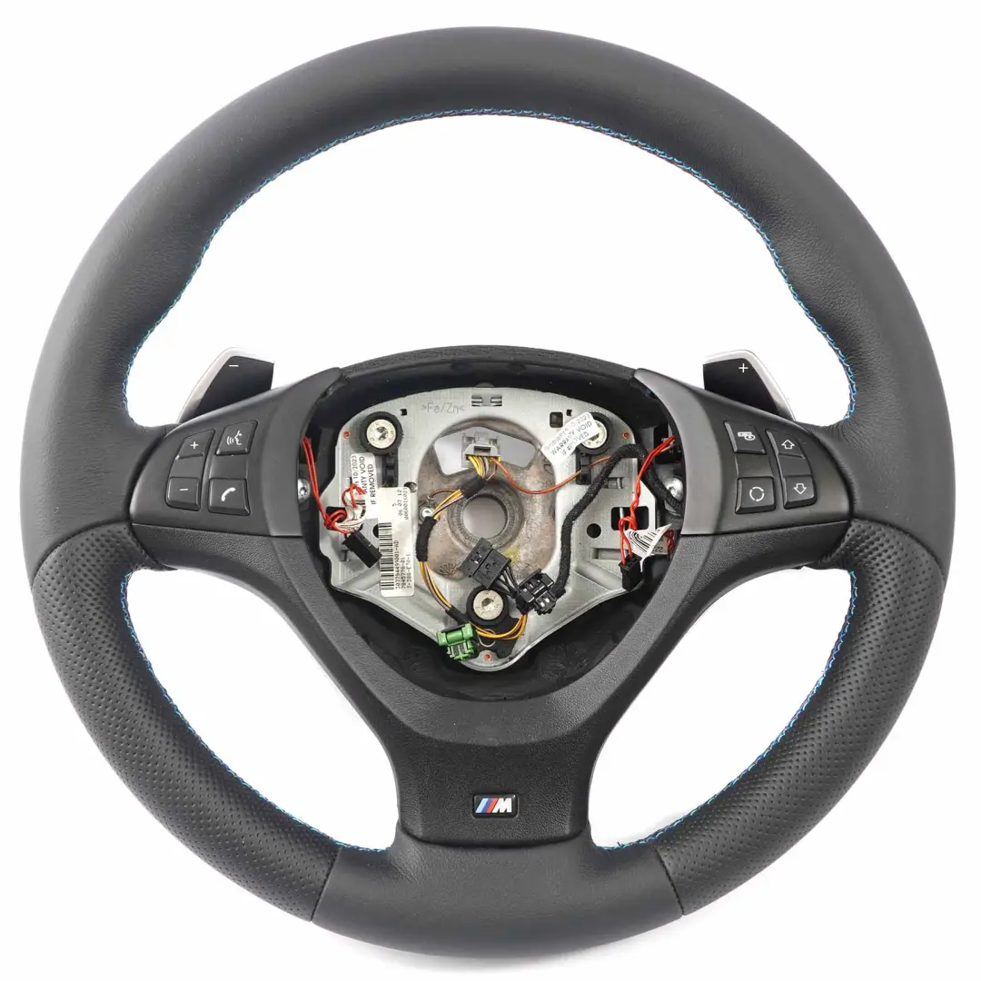 BMW X5 E70 LCI X6 E71 NEUF Noir Cuir M Sport Volant Sport M-tricolore Fils - SKU 7846670-2 - Numéro de pièce 7846670