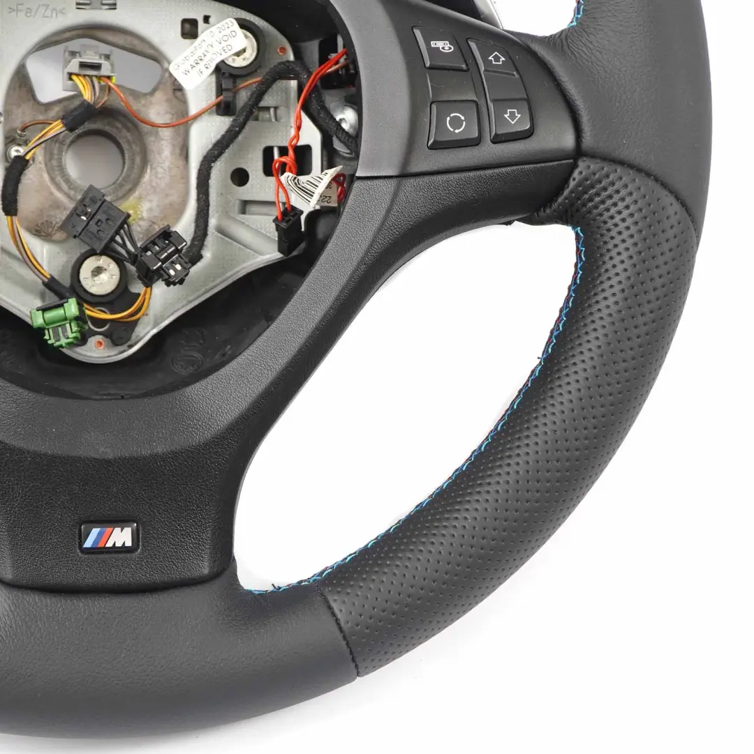 BMW X5 E70 LCI X6 E71 NEUF Noir Cuir M Sport Volant Sport M-tricolore Fils - SKU 7846670-2 - Numéro de pièce 7846670