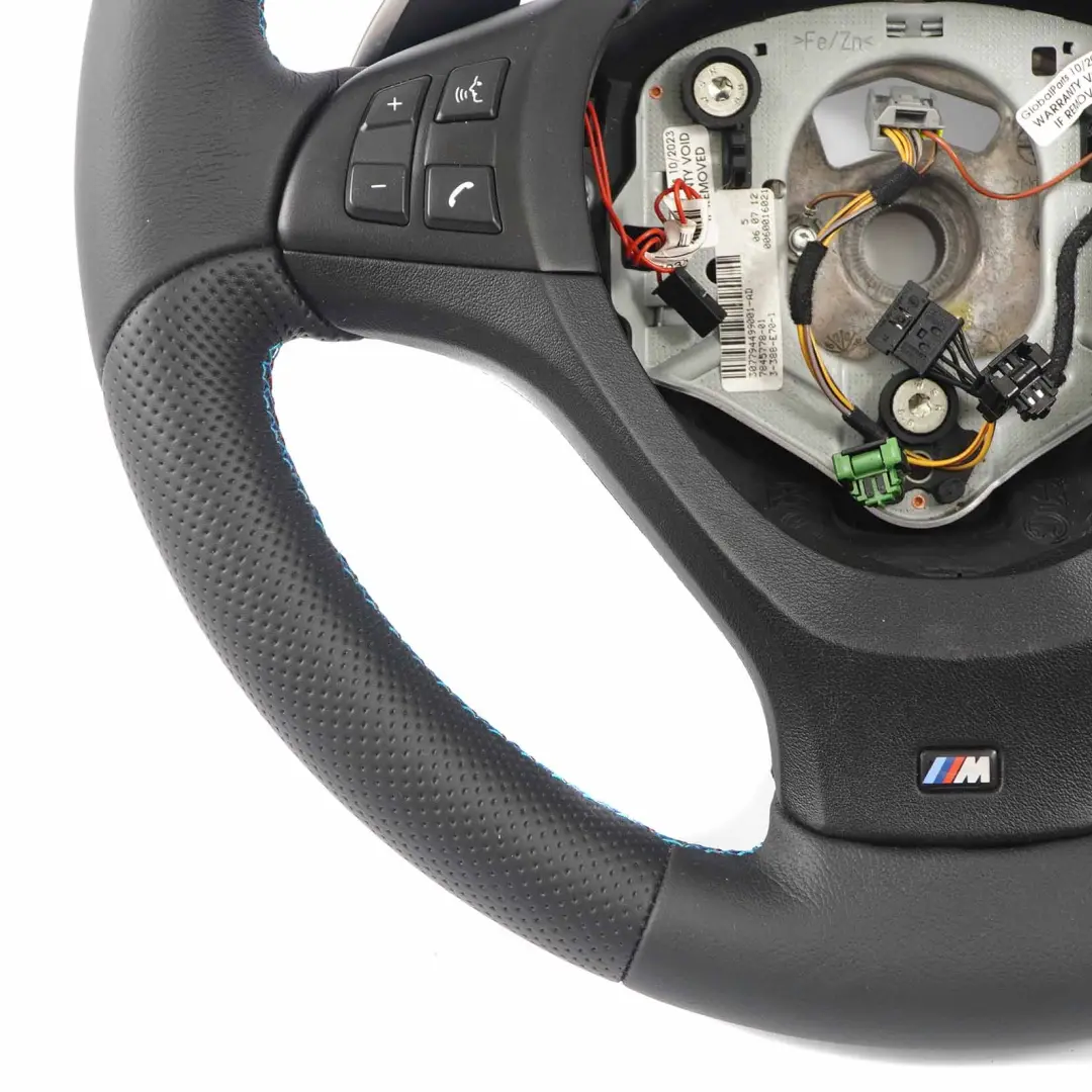 NUEVO M Sport Negro Cuero Volante M-tricolored para BMW X5 E70 LCI X6 E71 con número de pieza 7846670 BMW X5 E70 LCI X6 E71 NUEVO M Sport Negro Cuero Volante M-tricolored - SKU 7846670-2 - Número de pieza 7846670
