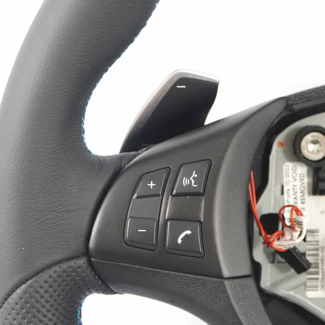 BMW X5 E70 LCI X6 E71 NEUF Noir Cuir M Sport Volant Sport M-tricolore Fils - SKU 7846670-2 - Numéro de pièce 7846670