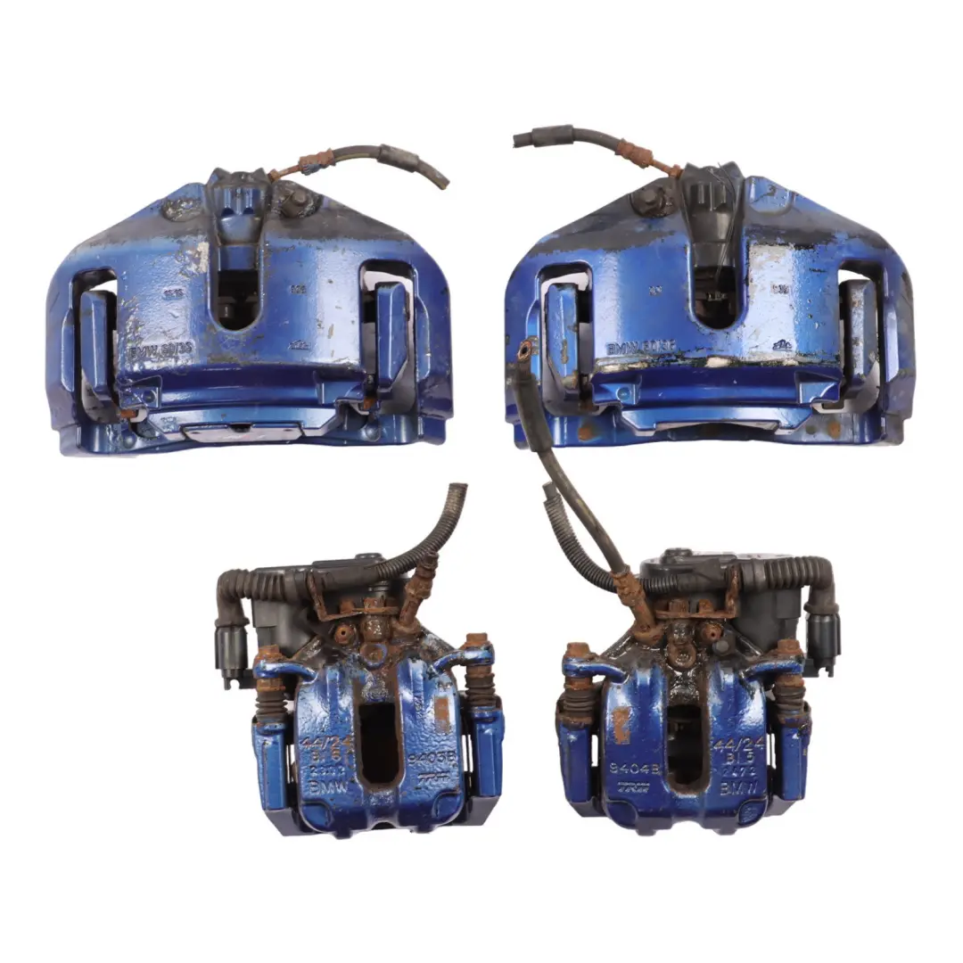 Front Rear Brake Calipers Housings Left Right N/O/S M Sport Set to BMW F06 F12 F13 with Part number 7846701 BMW F06 F12 F13 Front Rear Brake Calipers Housings Left Right N/O/S M Sport Set - SKU 7846701-1 - Part number 7846701