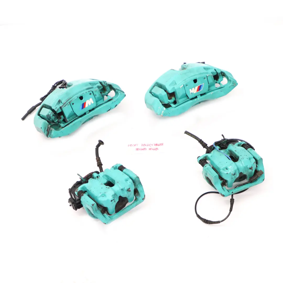 Brake Caliper Set BMW F06 F12 F13 Front Rear Left Right N/O/S M Sport to with Part number 7846701 Brake Caliper Set BMW F06 F12 F13 Front Rear Left Right N/O/S M Sport - SKU 7846701 - Part number 7846701