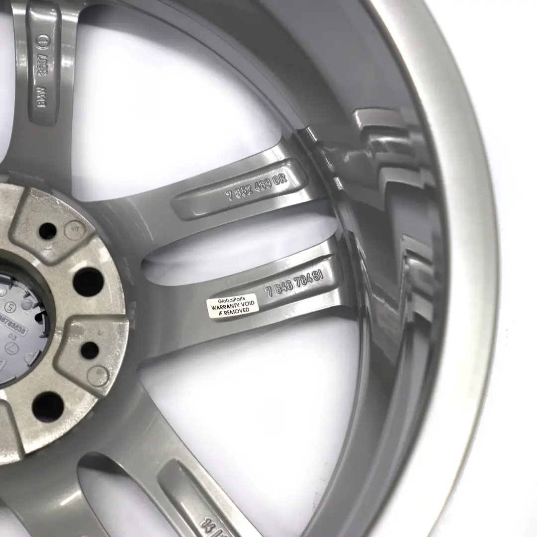 Alloy Wheel Rim 18" 7,5J ET:45 M Double Spoke 461 to BMW F20 F21 Silver with Part number 7846784 BMW F20 F21 Silver Alloy Wheel Rim 18" 7,5J ET:45 M Double Spoke 461 - SKU 7846784 - Part number 7846784