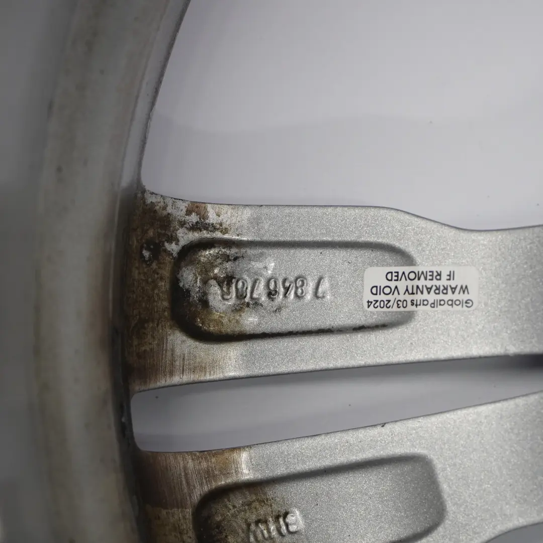 Rim BMW X5 F15 Silver Alloy 19" M Double Spoke 467 9J ET:37 7846787 to Wheel with Part number 7846786 Wheel Rim BMW X5 F15 Silver Alloy 19" M Double Spoke 467 9J ET:37 7846787 - SKU 7846786-1 - Part number 7846786