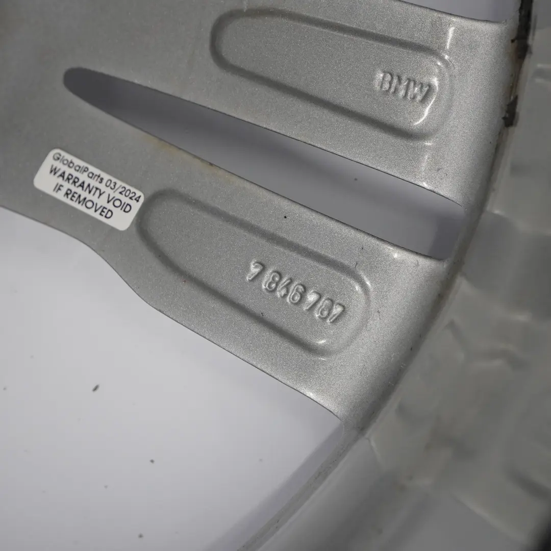  Felge BMW X5 F15 Silber Alufelge 19" M Doppelspeiche 467 10J ET:21 - SKU 7846787-2 - Teilenummer 7846787