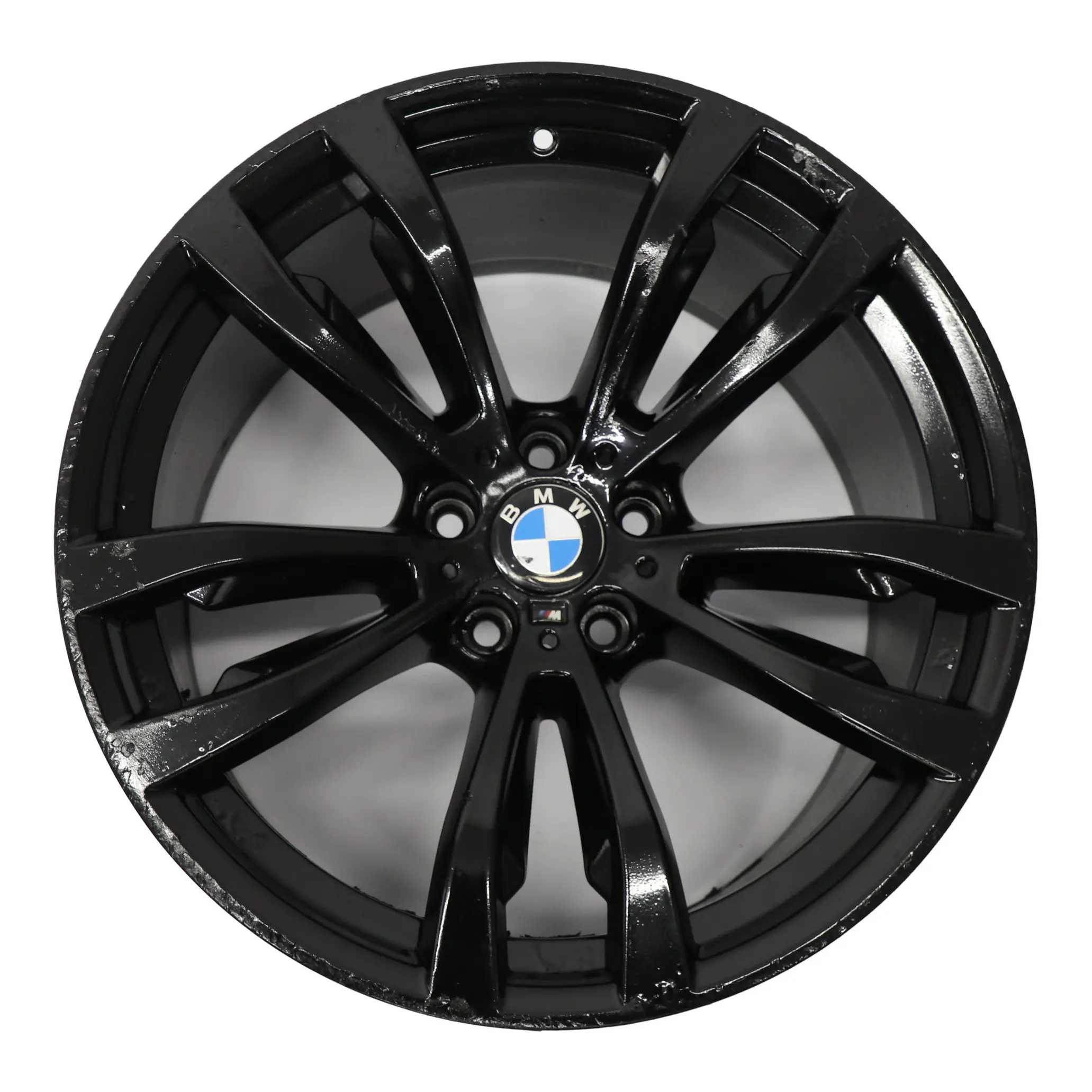 Cerchio ruota BMW F15 F16 lega nera 20" M a doppie razze 469 11J ET:37 7846791