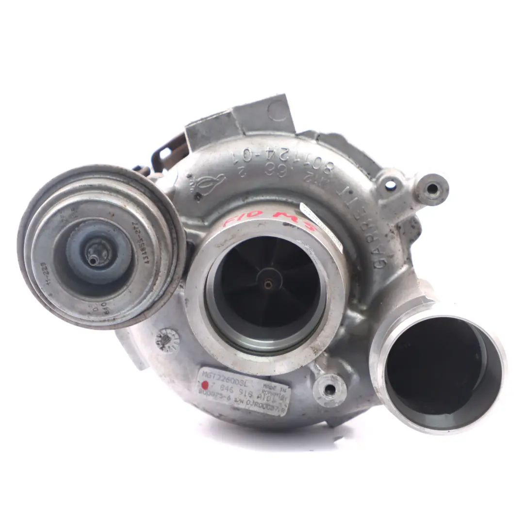 Turbocharger BMW F10 M5 F13 M6 S63N Petrol Engine 1-4 Cyl Bi-Turbo to with Part number 7846918 Turbocharger BMW F10 M5 F13 M6 S63N Petrol Engine 1-4 Cyl Bi-Turbo - SKU 7846918 - Part number 7846918