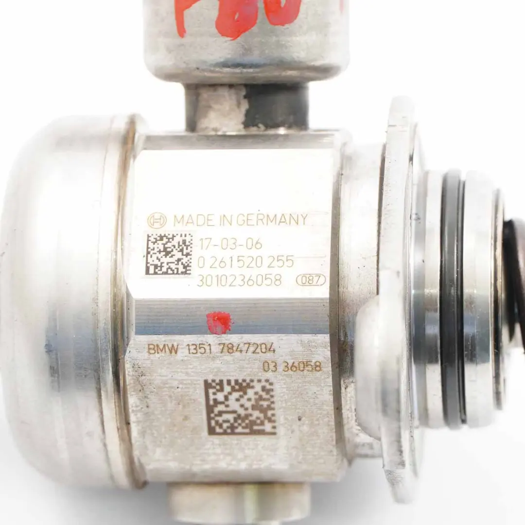 Bomba combustible BMW F80 M3 F82 M4 S55 Gasolina Inyección alta presión para con número de pieza 7847204 Bomba combustible BMW F80 M3 F82 M4 S55 Gasolina Inyección alta presión - SKU 7847204 - Número de pieza 7847204