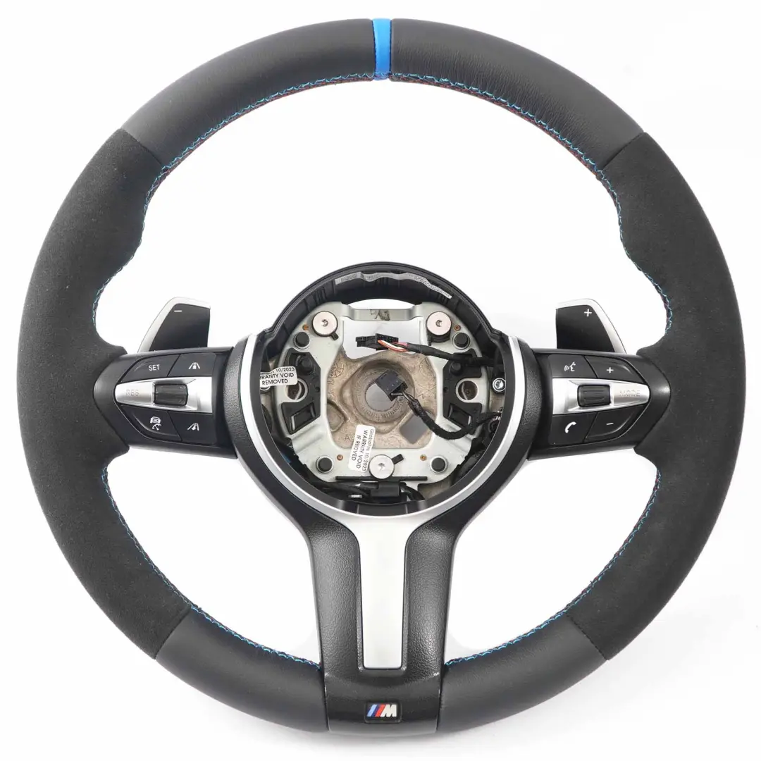 NEU Schwarz Leder / Alcantara M Sport Lenkradpaddles für BMW X3 F25 X5 F15 mit Teilenummer 7847454 BMW X3 F25 X5 F15 NEU Schwarz Leder / Alcantara M Sport Lenkradpaddles - SKU 7847454-1 - Teilenummer 7847454