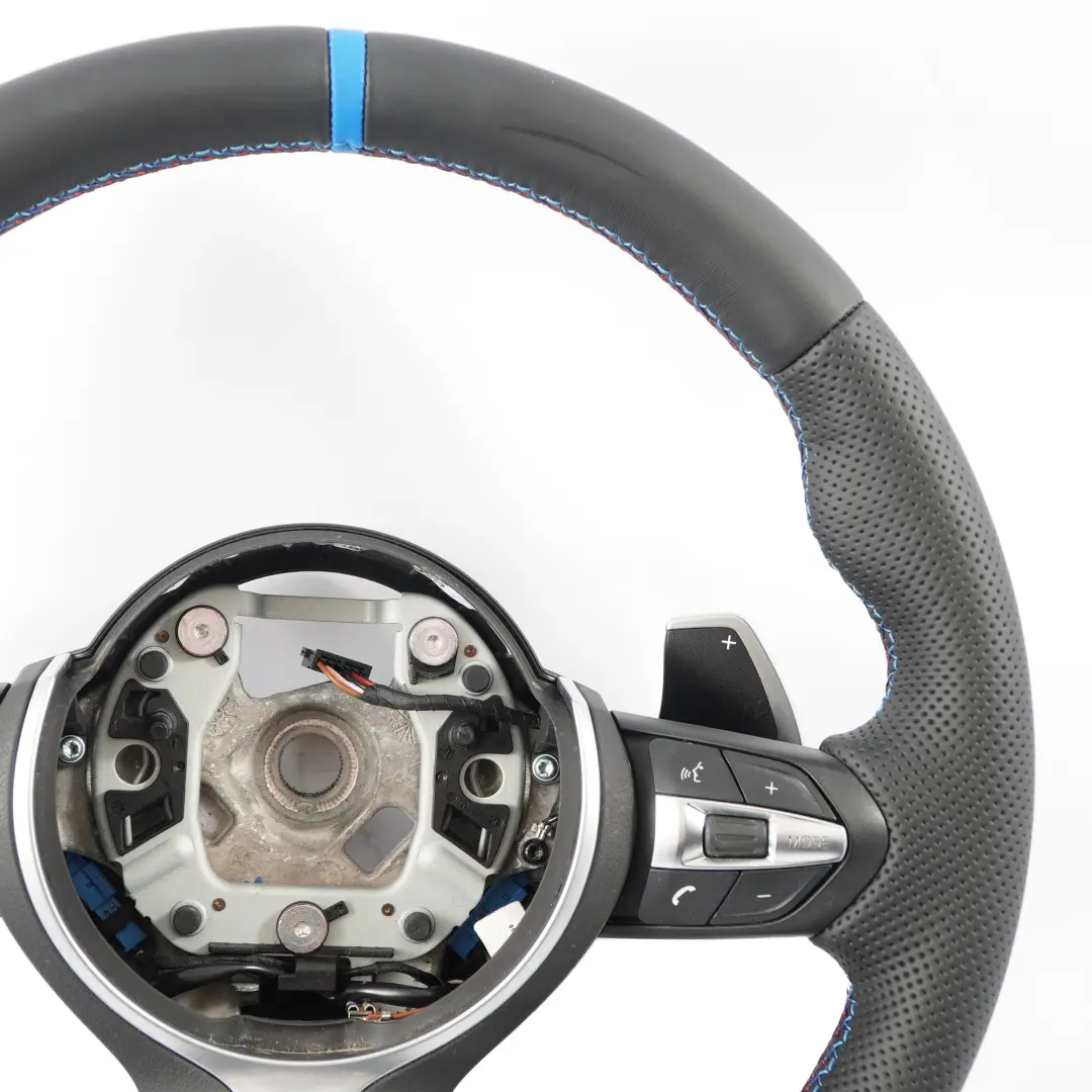 BMW X3 F25 X4 F26 X5 F15 X6 F16 NOUVEAU Cuir Noir Volant M Sport Palettes - SKU 7847454-2 - Numéro de pièce 7847454