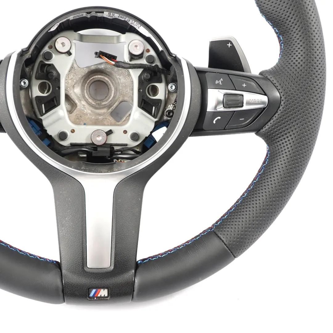 BMW X3 F25 X4 F26 X5 F15 X6 F16 NEW Black Leather M Sport Steering Wheel Paddles - SKU 7847454-2 - Part number 7847454