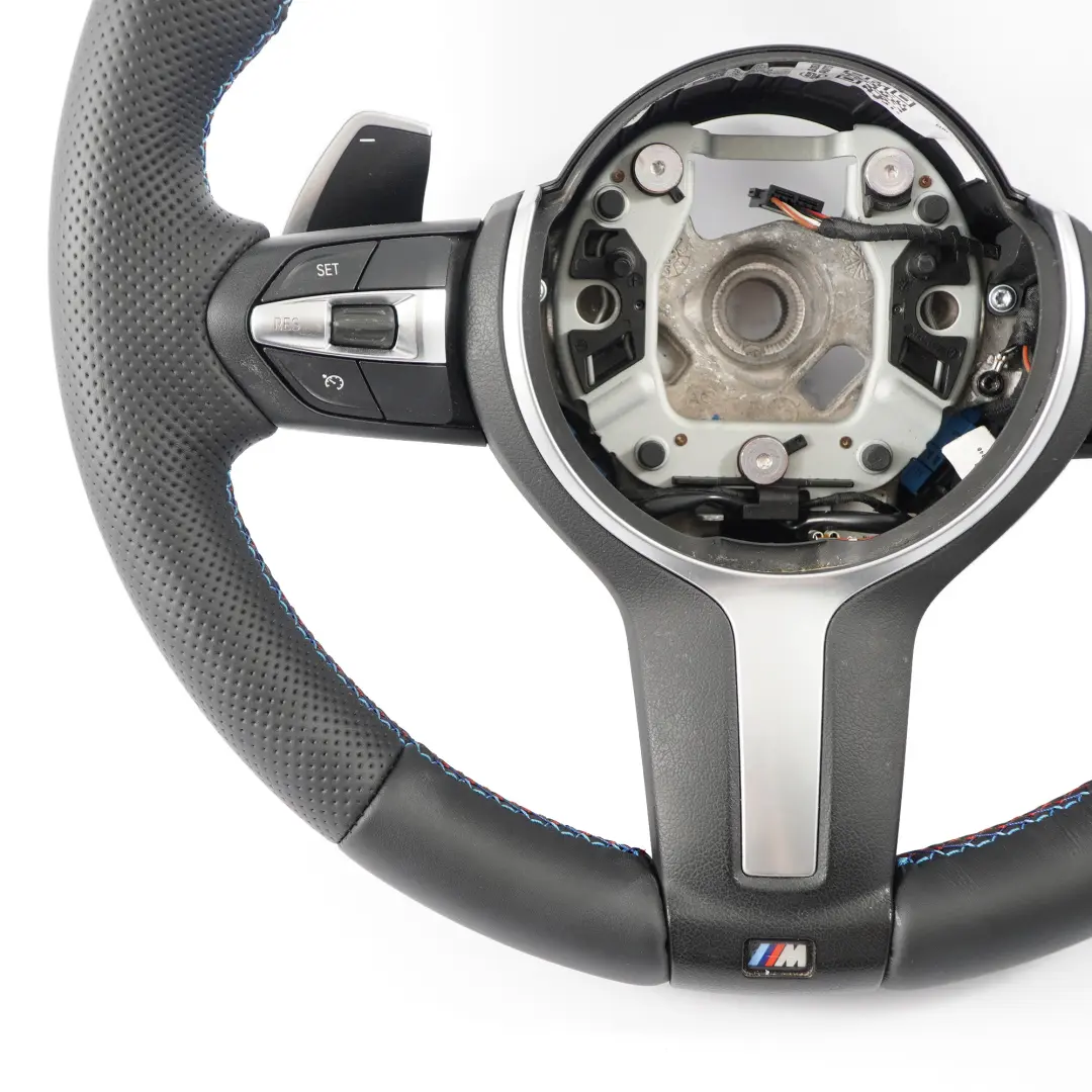 Kierownica M Pakiet Sport NOWA Skóra Łopatki do BMW X3 F25 X4 F26 X5 F15 F16 o numerze 7847454 BMW X3 F25 X4 F26 X5 F15 F16 Kierownica M Pakiet Sport NOWA Skóra Łopatki - SKU 7847454-2 - Numer Części 7847454