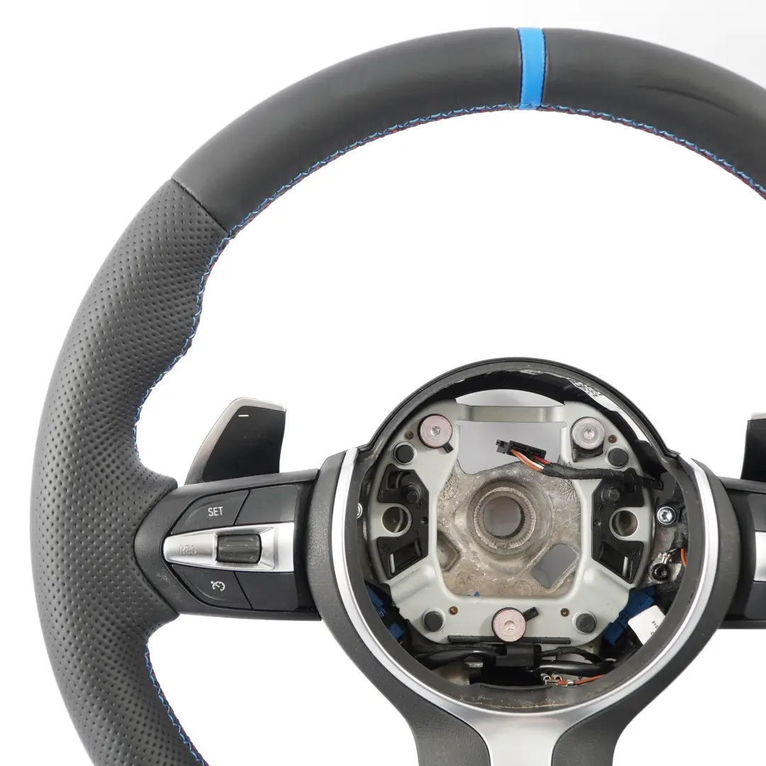 BMW X3 F25 X4 F26 X5 F15 X6 F16 NEW Black Leather M Sport Steering Wheel Paddles - SKU 7847454-2 - Part number 7847454