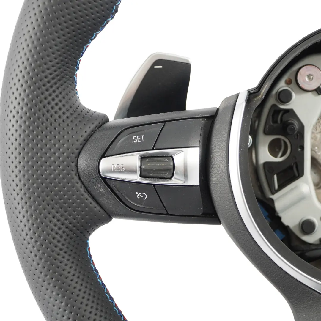 NEU Schwarz Leder M Sport Sportlenkrad Paddles für BMW X3 F25 X4 F26 X5 F15 X6 F16 mit Teilenummer 7847454 BMW X3 F25 X4 F26 X5 F15 X6 F16 NEU Schwarz Leder M Sport Sportlenkrad Paddles - SKU 7847454-2 - Teilenummer 7847454