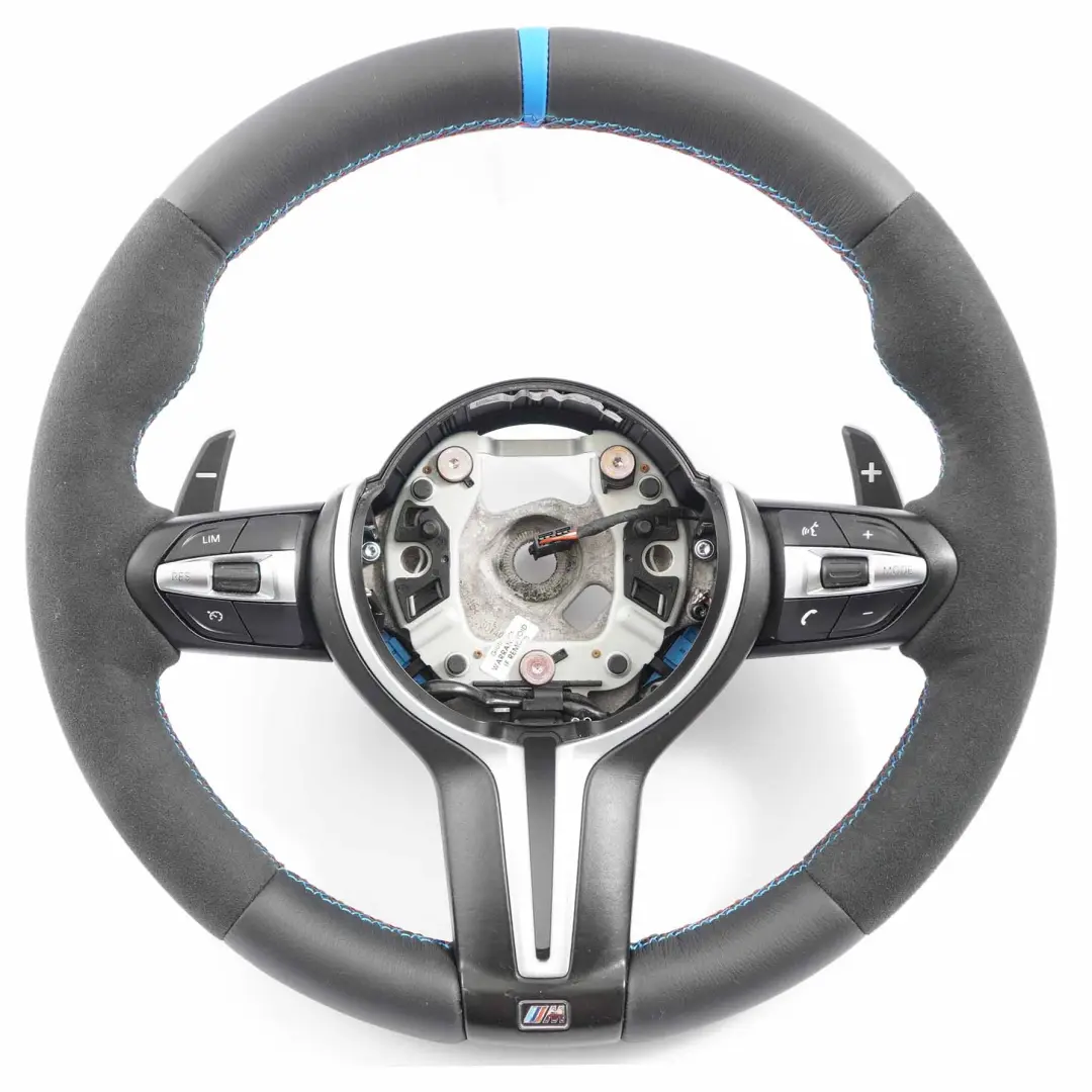 BMW F80 M3 F82 M4 F87 M2 NUOVA Pelle Nra / Alcantara M Sport Volante Paddle - SKU 7847606-1 - Numero di parte 7847606
