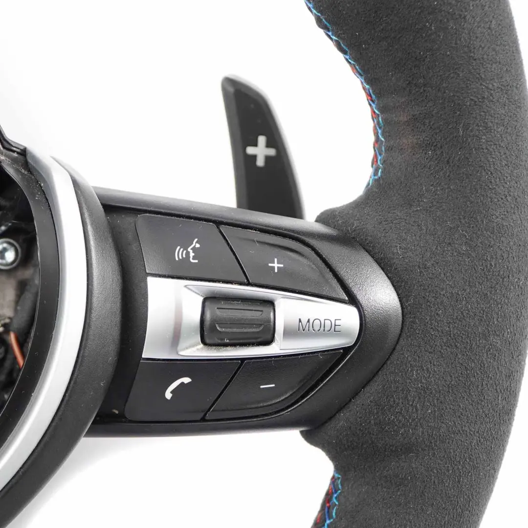 BMW F80 M3 F82 M4 F87 M2 NUOVA Pelle Nra / Alcantara M Sport Volante Paddle - SKU 7847606-1 - Numero di parte 7847606