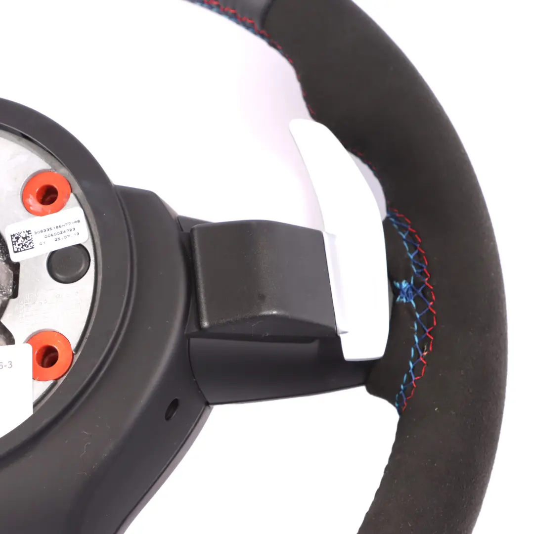 NUEVO Negro Cuero / Alcantara M Sport Volante para BMW F80 M3 F82 M4 F87 M2 con número de pieza 7847606 BMW F80 M3 F82 M4 F87 M2 NUEVO Negro Cuero / Alcantara M Sport Volante - SKU 7847606-3 - Número de pieza 7847606